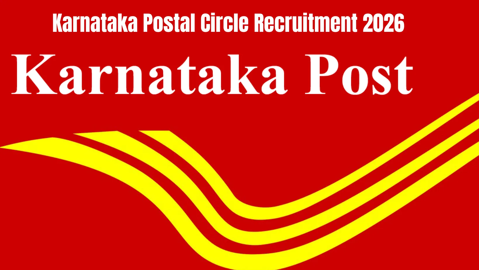 Karnataka Postal Circle Recruitment 2026 4 Skilled Artisan Posts