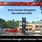 Army Canteen Bangalore Recruitment 2026